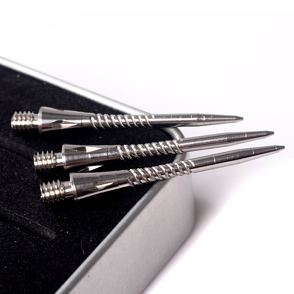 NEW CUESOUL 9 PCS Steel Tip Conversion Points 2ba GOLD Silver Black FOR DARTS 