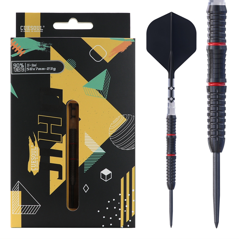 CUESOUL JIHO S5 21g/23g Steel Tip 90% Tungsten Dart Set with